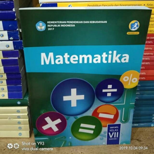 Jual Buku Pelajaran Matematika Smp Kelas 1 K13 Semester 1 | Shopee ...