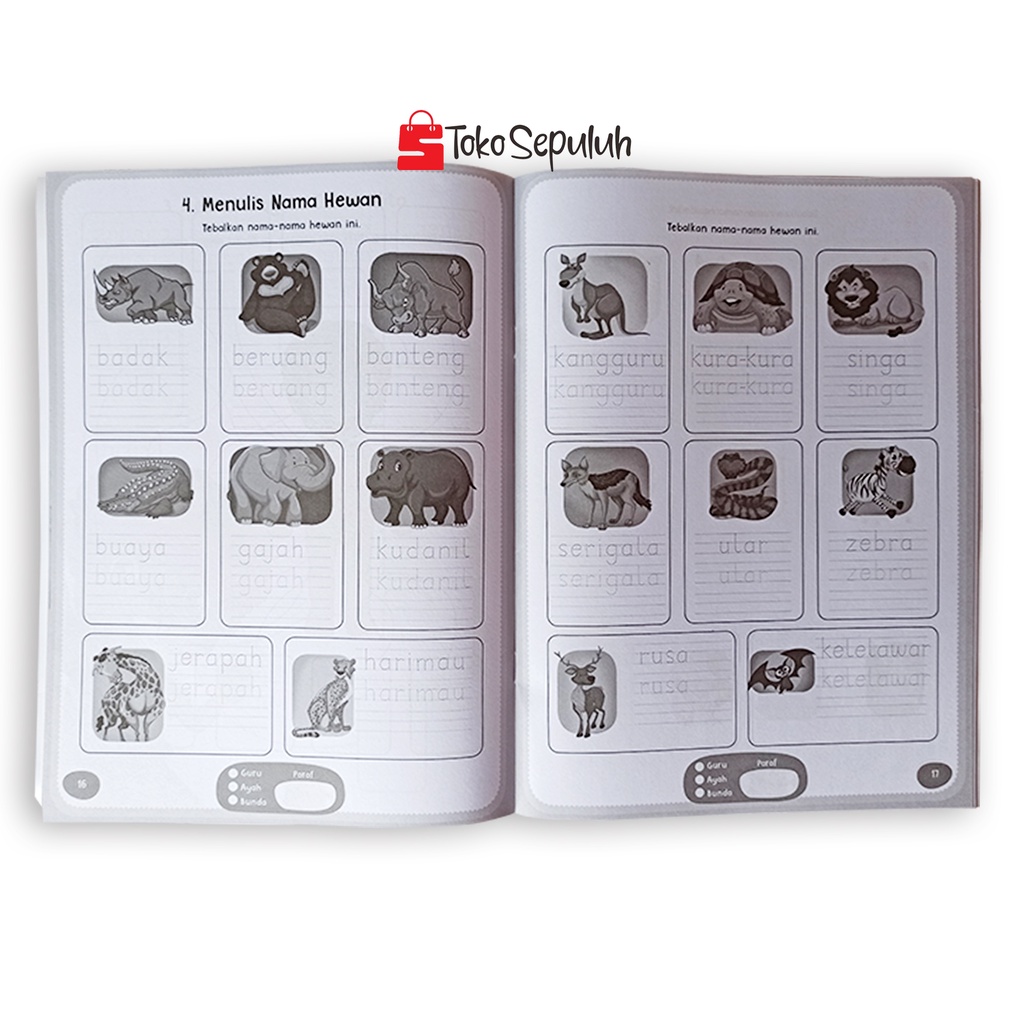 Jual BUKU BELAJAR MENULIS ANAK TK DAN PAUD : LATIHAN MENULIS DENGAN ...