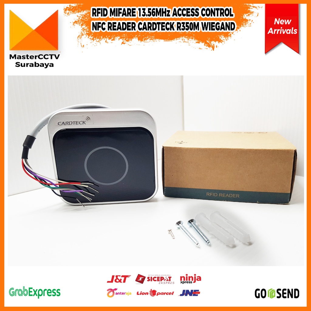 Jual RFID MIFARE 13.56MHz ACCESS CONTROL NFC READER CARDTECK R350M ...