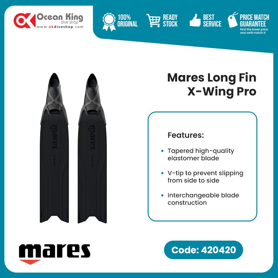 Mares X-WING: Pinne Da Sub Con Pala Intercambiabile In Elastomero, Agili E Performanti