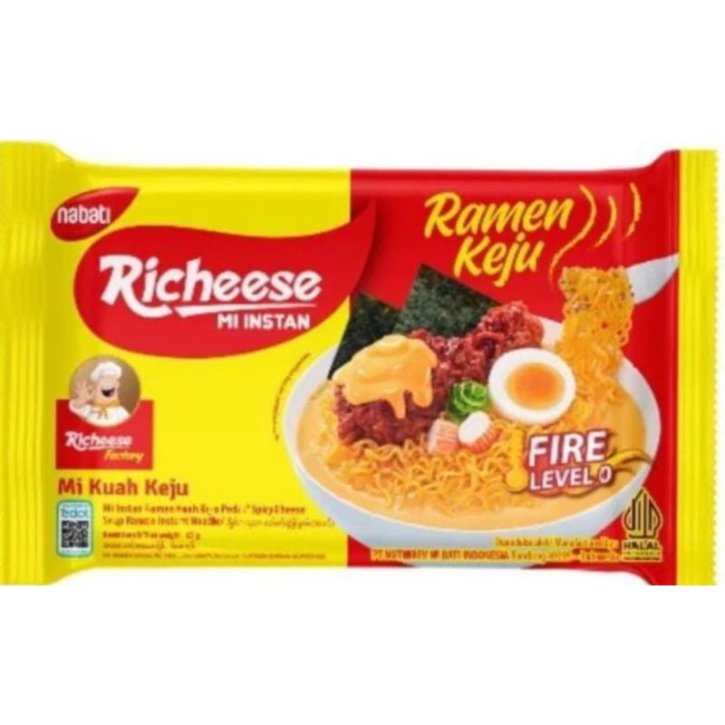 Jual MIE GORENG RICHEESE NABATI R free bubble dan kardus | Shopee Indonesia