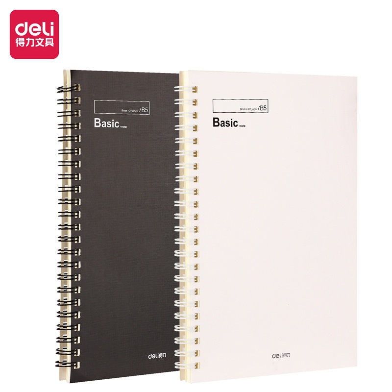 Jual Deli Loose-Leaf Buku Notebook Spiral B5 60 Halaman LB560 | Shopee ...