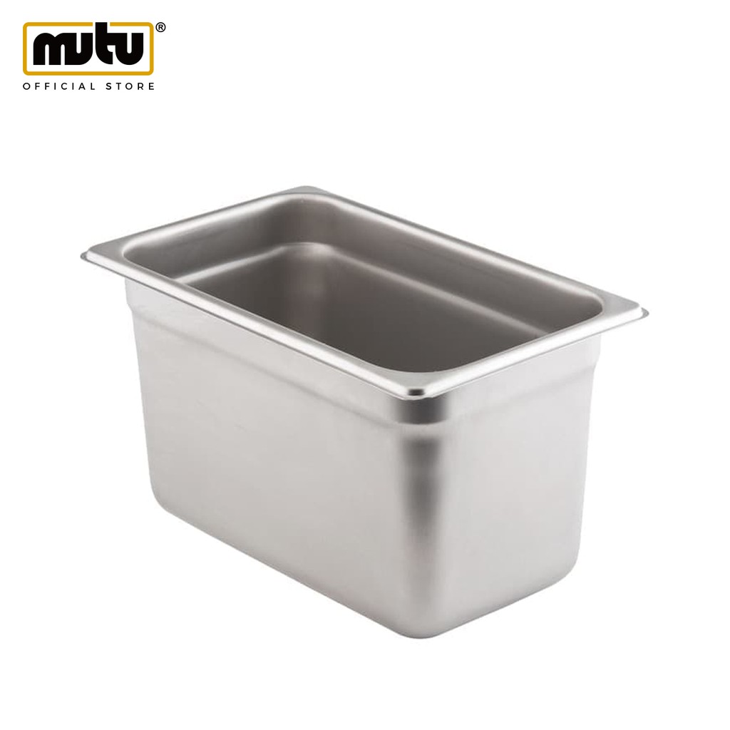 Jual MUTU Food Pan Stainless 1/4 Kedalaman 15 cm Wadah Tempat Makanan ...