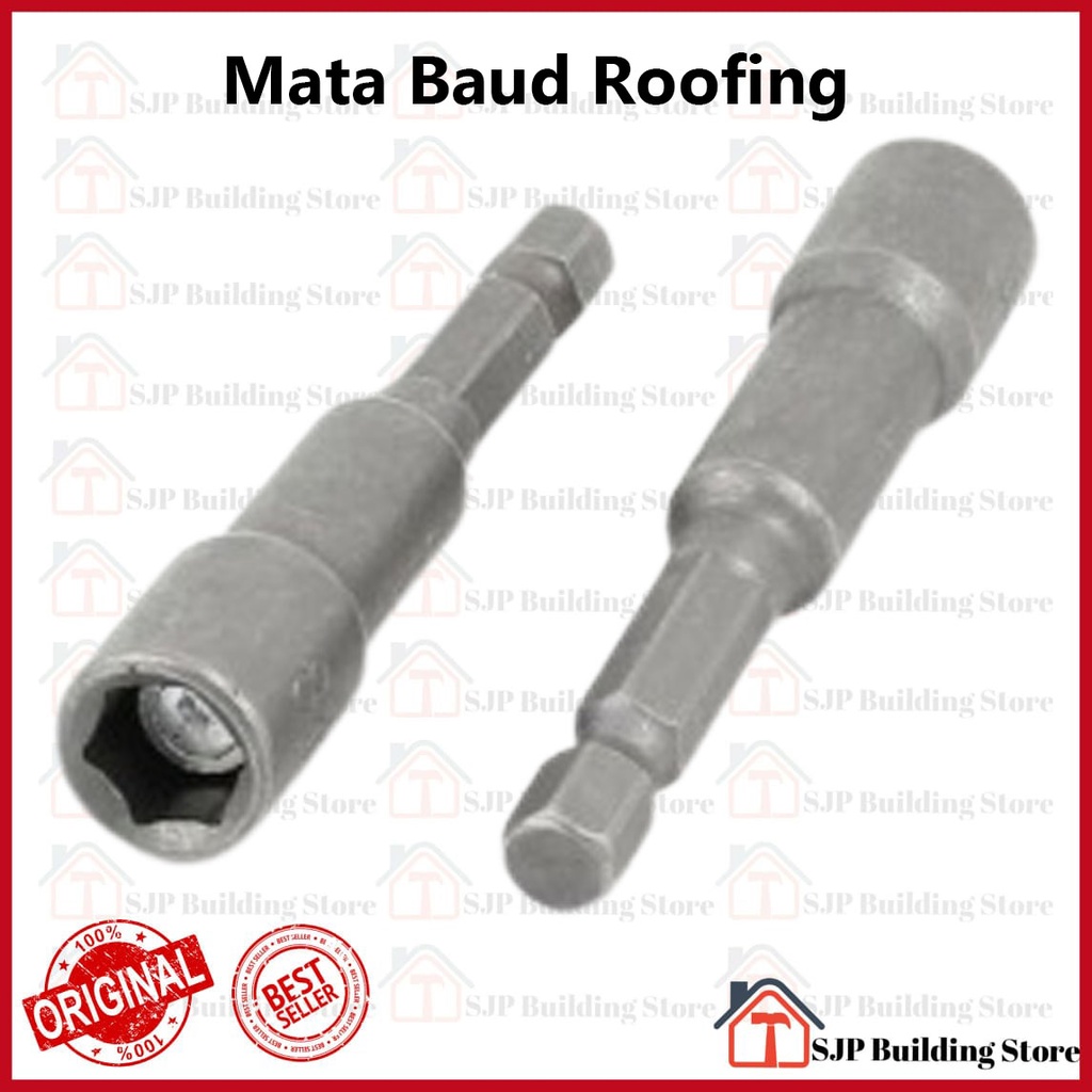 Jual Mata Roofing Mm Magnetic Hex Socket Nut Kunci Sock Baut