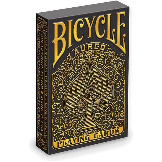 Jual BICYCLE AUREO BLACK PLAYING CARDS | Shopee Indonesia