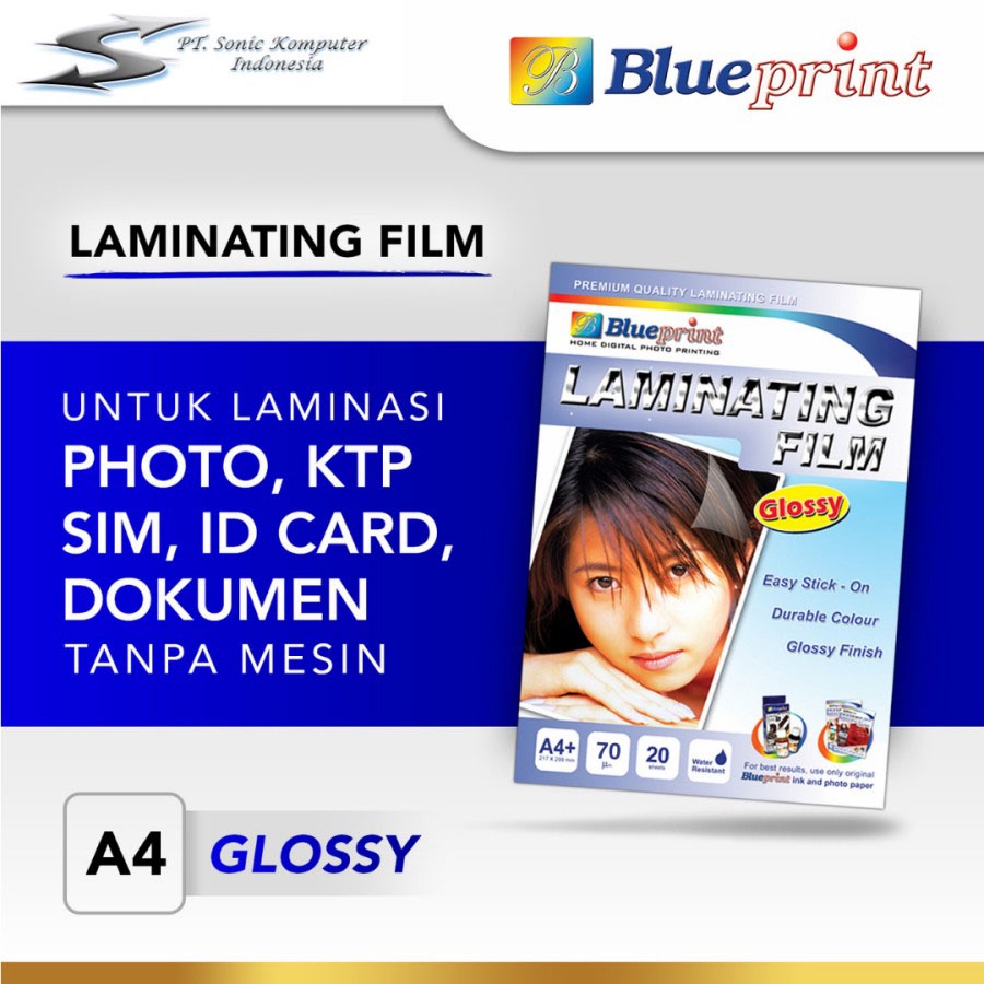 Jual Kertas Laminating Glossy Film A4+ BLUEPRINT Laminating Film A4+ Shopee Indonesia