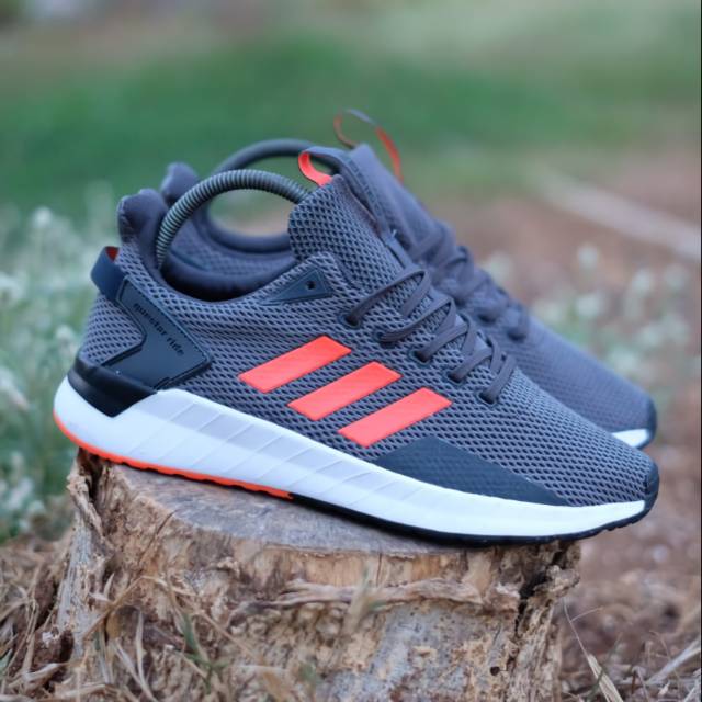 Adidas questar ride grey orange online