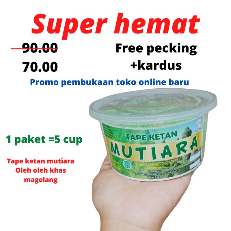 Jual star promo tape ketan mutiara oleh oleh khas jogjo dan magelang