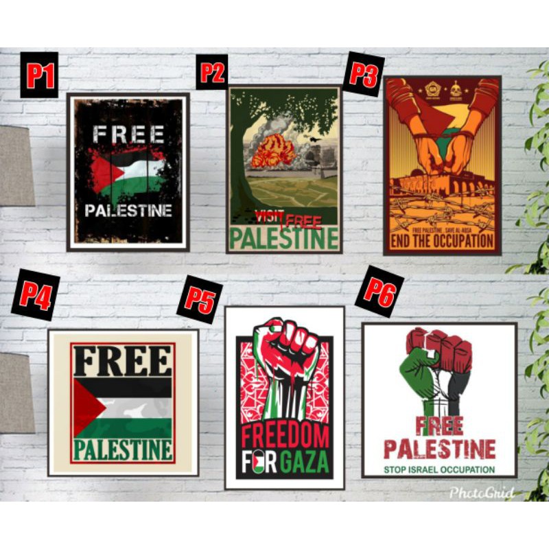 Jual Dekorasi Rumah Poster Wallpaper Free Palestine A3 Plus Buy 1 Get 1