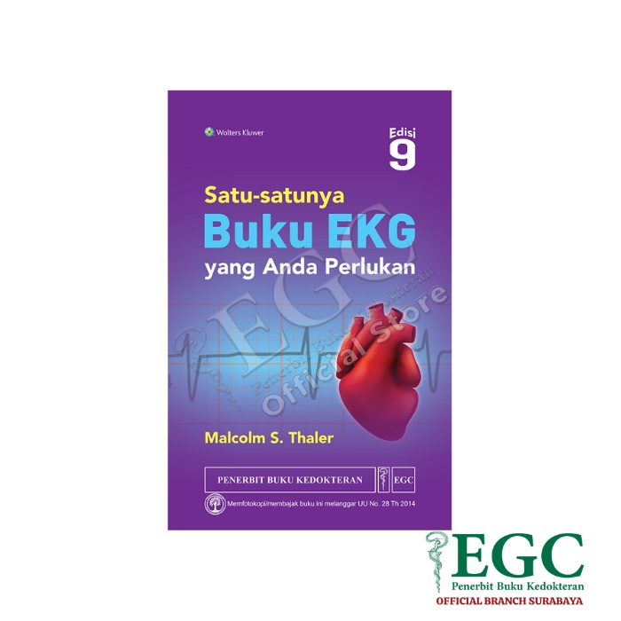 Jual EGC SURABAYA Satu-satunya Buku EKG Yang Anda Perlukan E/9 | Shopee ...