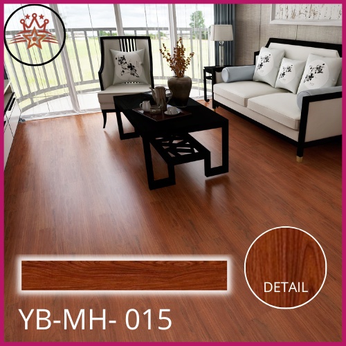 Jual LANTAI VINYL KAYU LANTAI KAYU 91,44cm X 15,2cm TEBAL 2mm (YBM-015