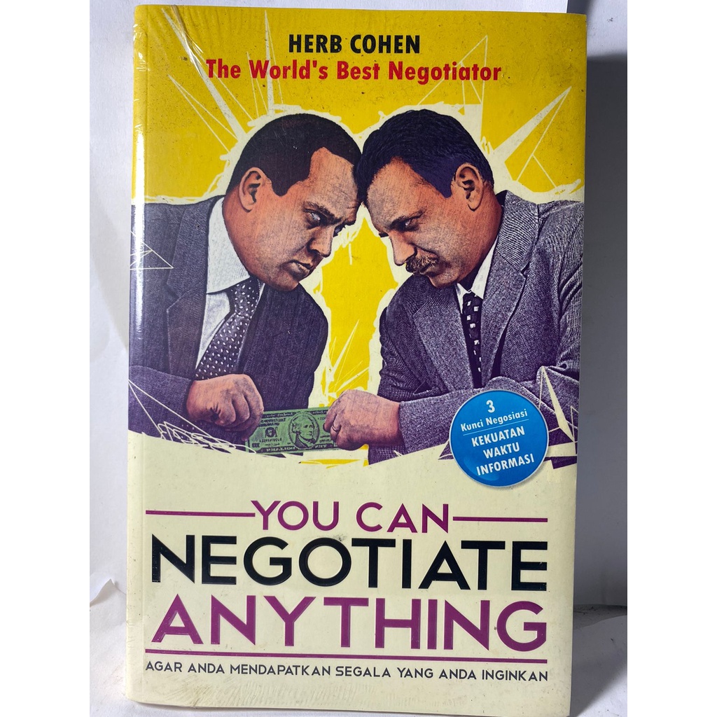 Jual YOU CAN NEGOTIATE ANYTHING HERB COHEN KUNCI NEGOSIASI KEKUATAN