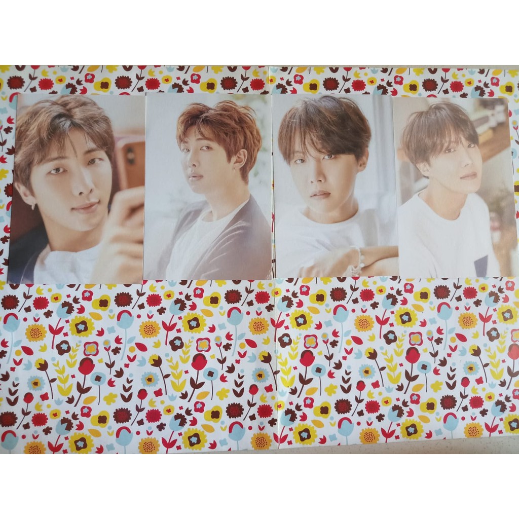 Jual OFFICIAL POSTCARD ONEUL EXHIBITION KOREA RM JHOPE | Shopee Indonesia