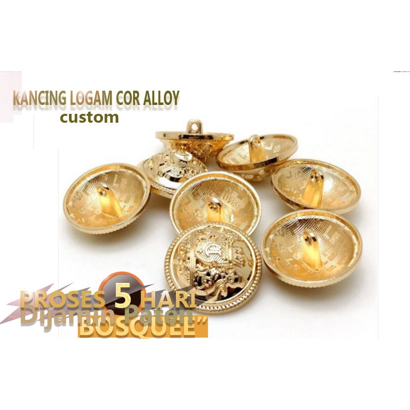 Jual Produsen kancing logam alloy dan anhass krum gold silver untuk ...