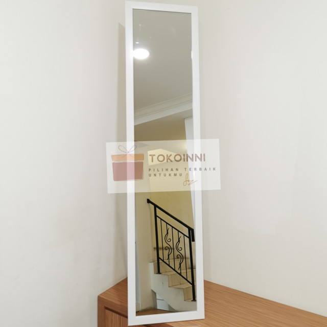 Cermin Gantung cermin dinding 127 x 30 cm ( Tanpa kaki ) Kaca Cermin