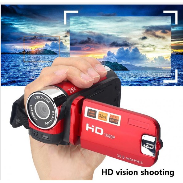 Jual Handycam 1080P Full HD 16X Zoom Digital Merekam Video Camera