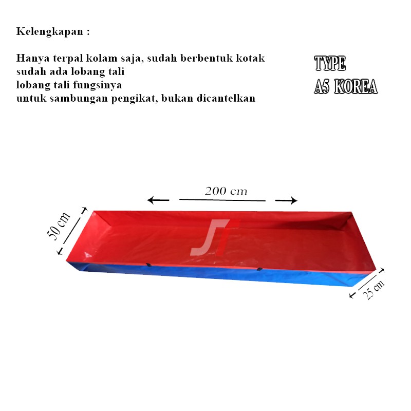 Jual Cuci Gudang Kolam Terpal Ikan Type A Korea Shopee Indonesia