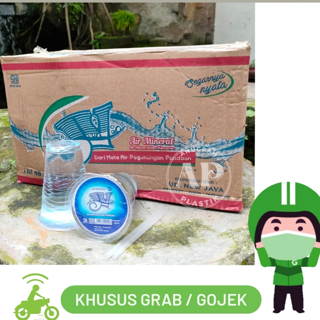 Jual Air Mineral Jv Air Mineral Gelas Merk Jv Khusus Gojek Grab Shopee Indonesia 3760