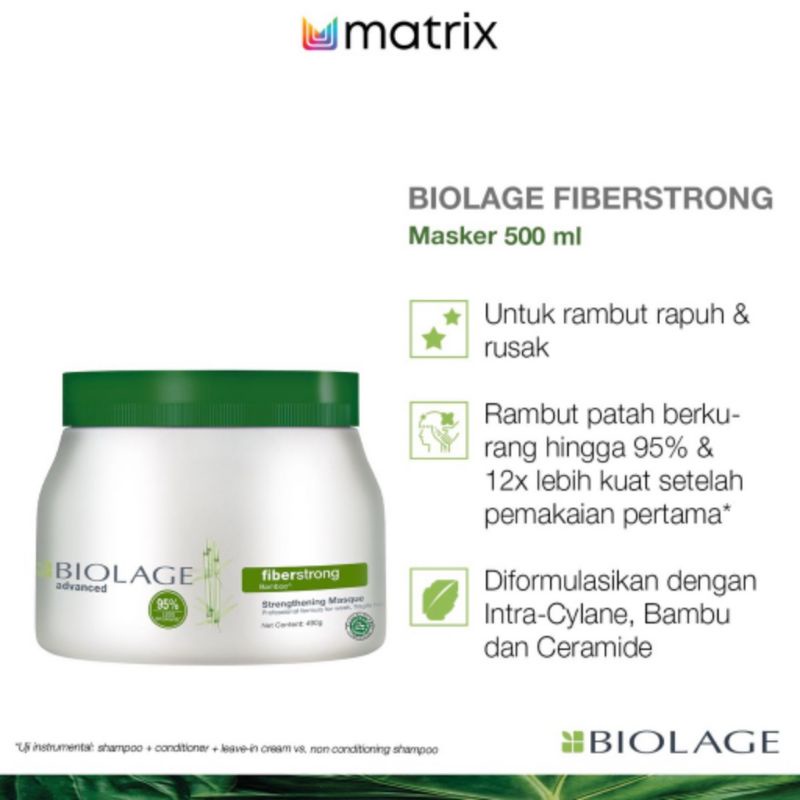 Jual MATRIX Biolage Hair Mask 490 mL Smoothproof Colorlast Fiberstrong Hydrasource
