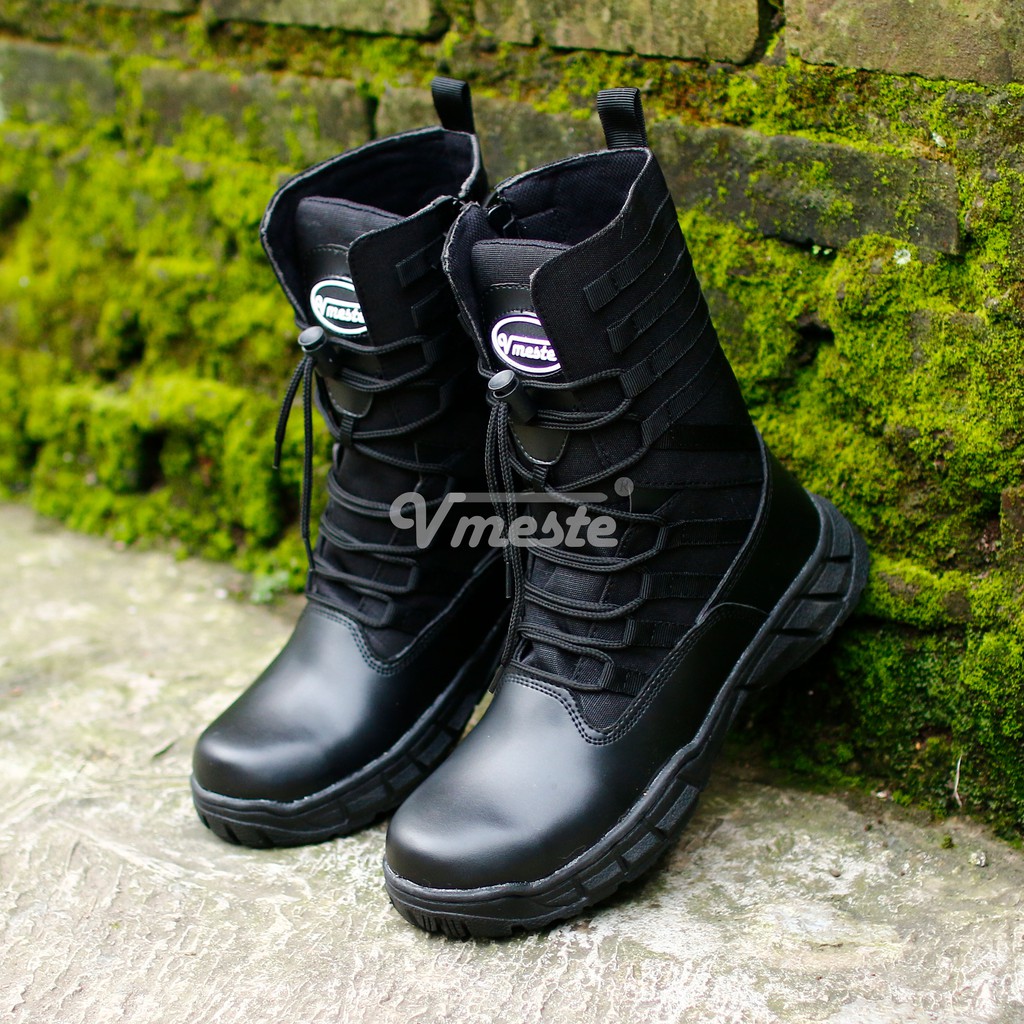 Jual SEPATU PDL NINJA KULIT SAPI ASLI JATAH POLRI VMESTE ORIGINAL ...