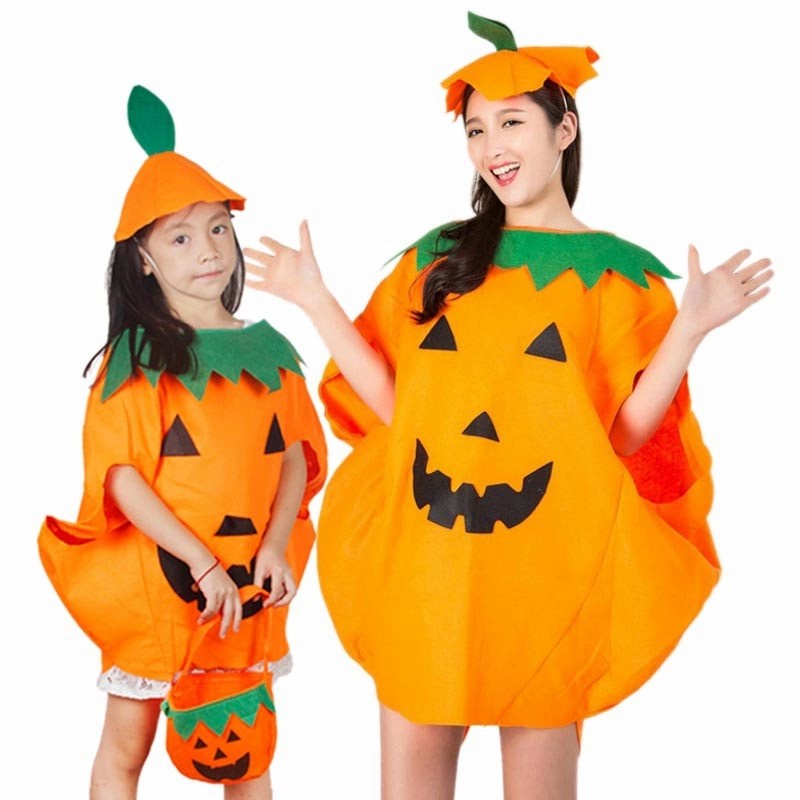 Jual Kostum Labu Halloween Anak dan Dewasa Cosplay Pumpkin Haloween ...