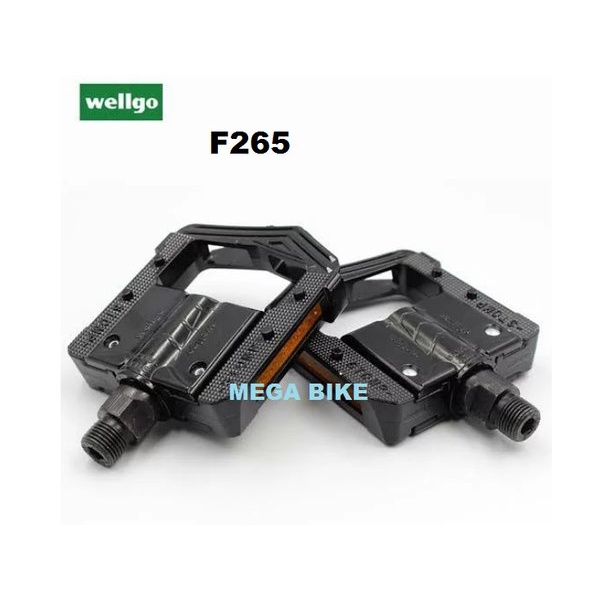 Pedal LIPAT WELLGO F265 Alumunium Alloy BEARING DU folding SELI SEPEDA BMX  roadbike mtb XC
