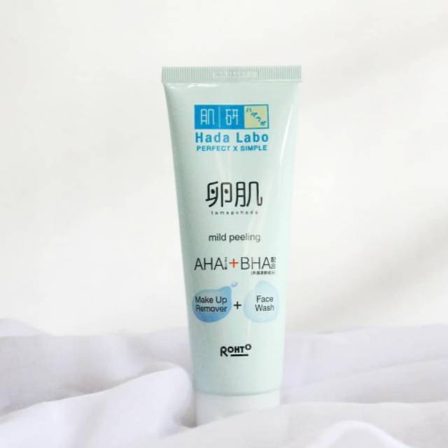 Jual HADA LABO TAMAGOHADA MILD PEELING AHA+BHA MAKEUP REMOVER + FACE WASH Shopee Indonesia
