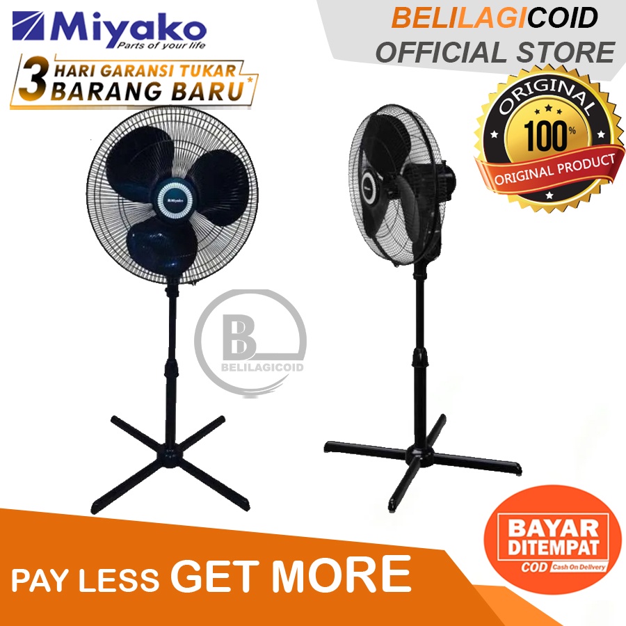 Jual Miyako Kipas Angin KAS 1606 X PL / Stand Fan Miyako KAS-1606X PL