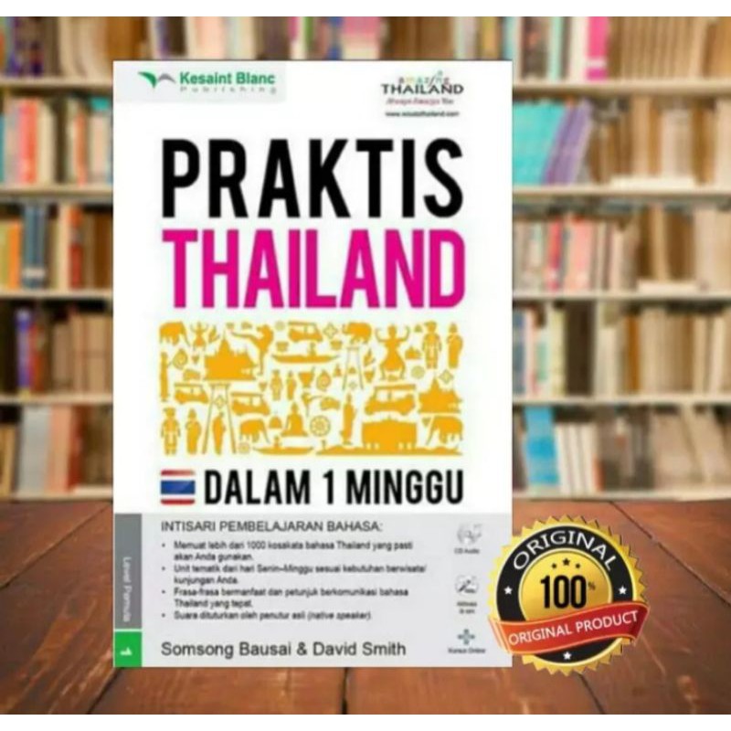 Jual BUKU BAHASA THAILAND || PRAKTIS BERBAHASA THAILAND DALAM 1 MINGGU ...