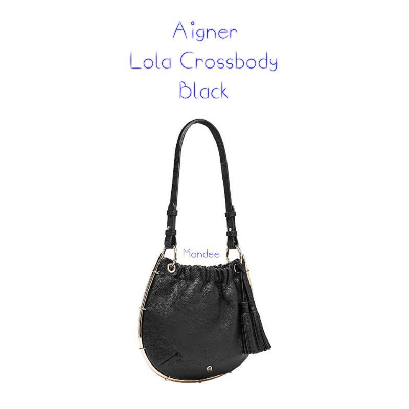 Jual Aigner Lola Crossbody Black Shopee Indonesia