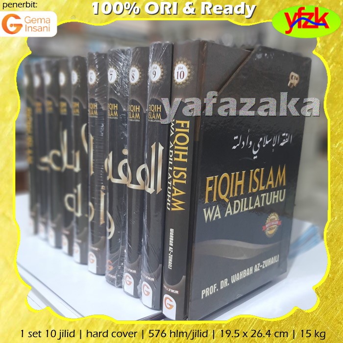 Jual Buku Fiqih Islam Wa Adillatuhu Original 1 Set Lengkap Plus Box