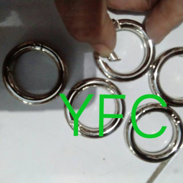 Jual Ring on off silver/nikel 2,5cm ( per pcs ) | Shopee Indonesia