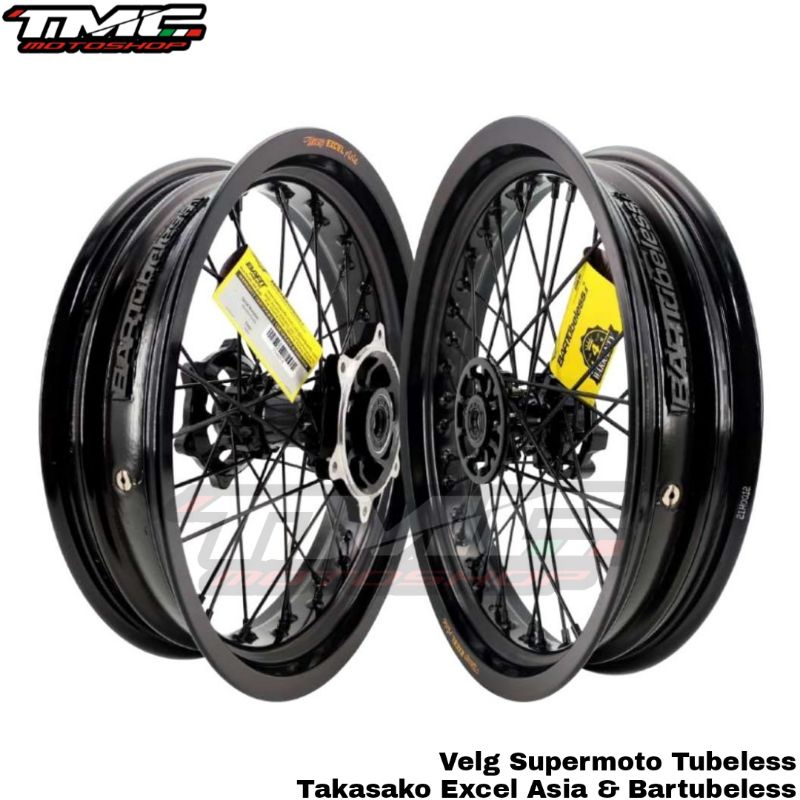 Jual Velg Supermoto Sumo Takasago Bartubeless tubeless CRF KLX CRF150L ...
