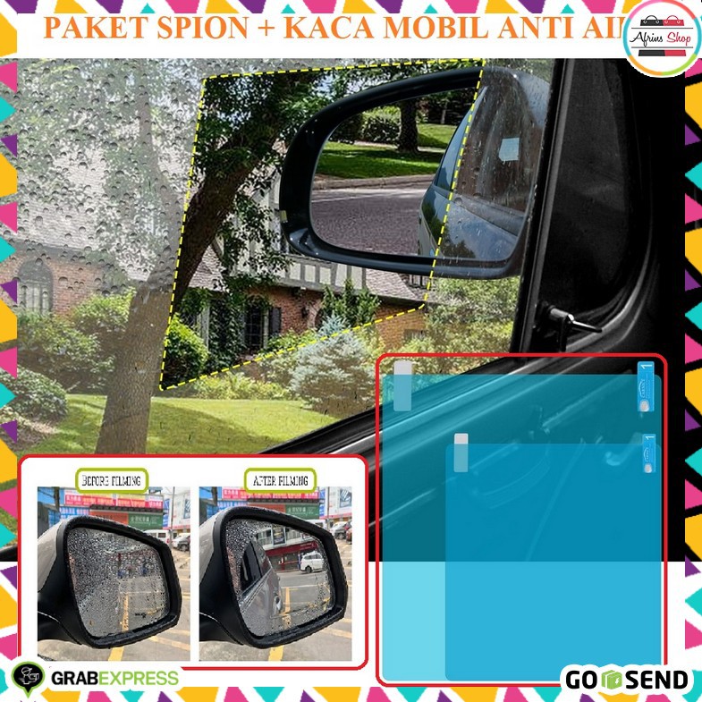 Jual Stiker Spion Kaca Mobil Anti Embun dan Air Waterproof 20x16cm 2 ...