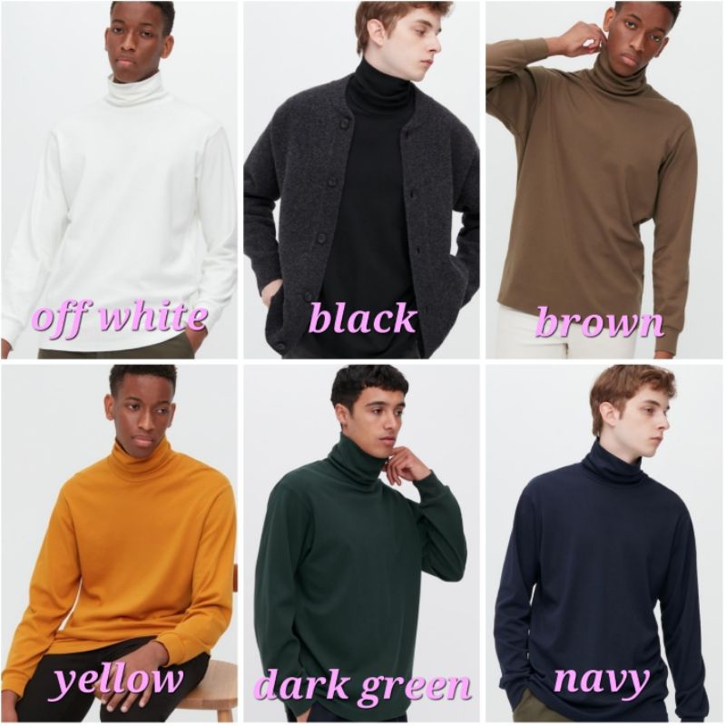 Uniqlo soft touch turtleneck sales