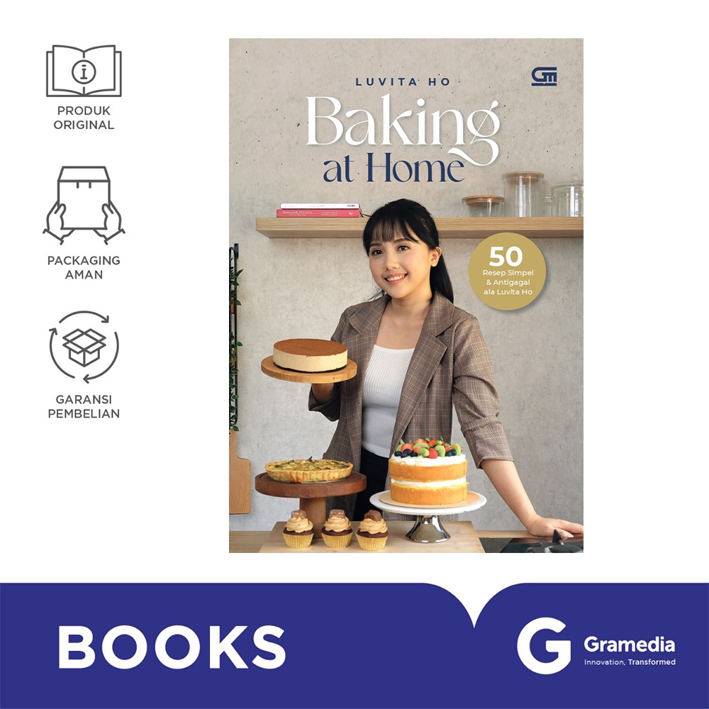 Jual Baking At Home 50 Resep Simpel & Anti Gagal Ala Luvito Ho