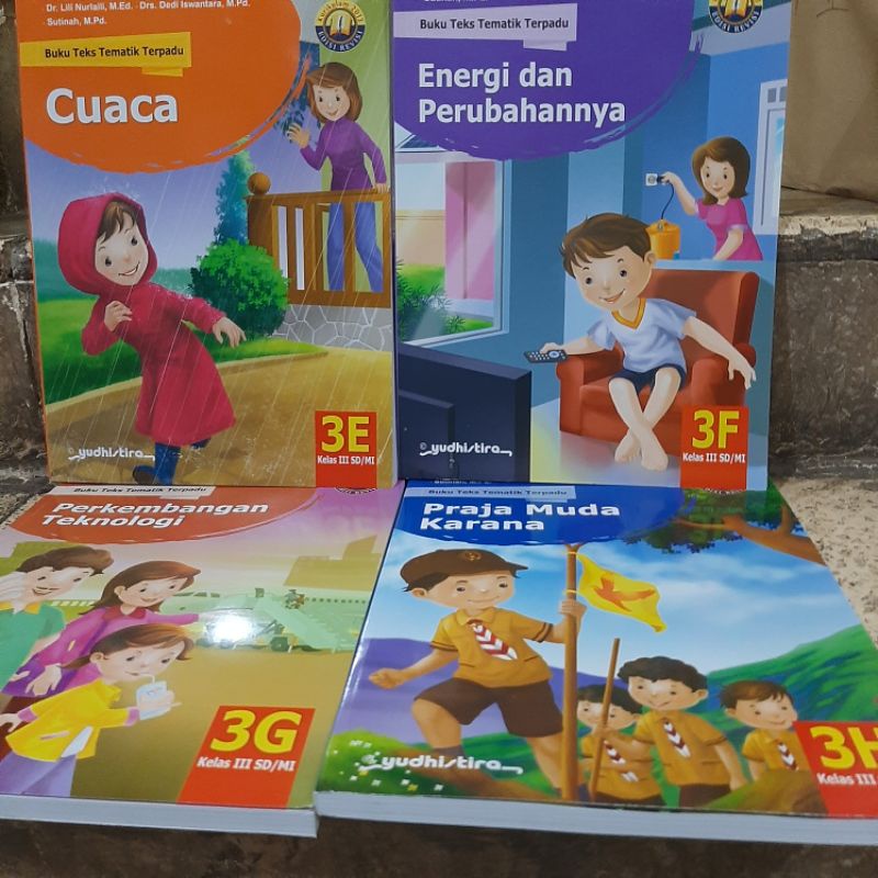 Jual Tematik Terpadu SD/MI Kelas 3 E,F,G,H Yudhistira | Shopee Indonesia