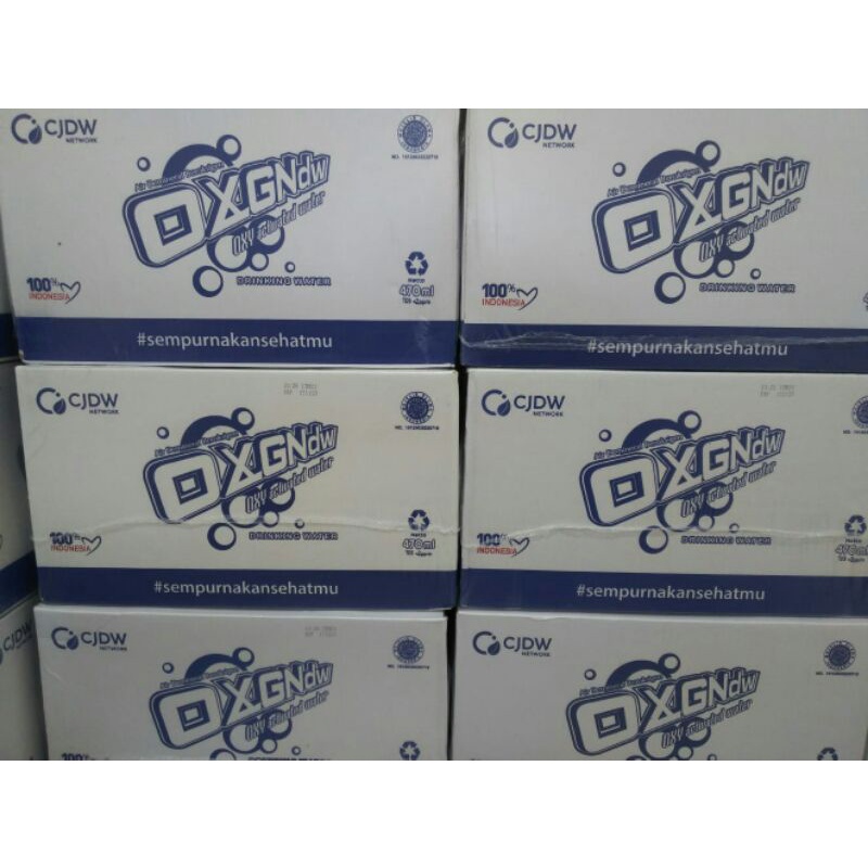 Jual Air oxy cjdw minuman kesehatan Oxygen Oxy Oksigen 1 dus isi 24 ...