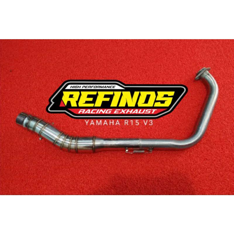 Jual Leher knalpot racing motor r15 stainless diameter inlet 50 mm/2 ...