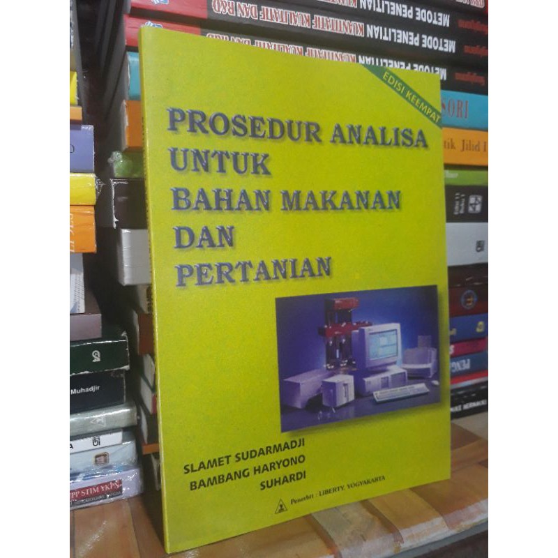 Jual PROSEDUR ANALISA UNTUK BAHAN MAKANAN DAN PERTANIAN By SLAMET ...