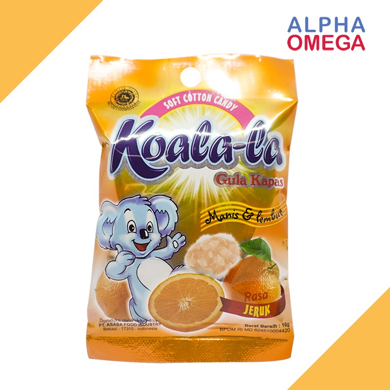 Jual Koala La Kapas Candy 10 Gr Soft Cotton Candy Permen Gula Kapas