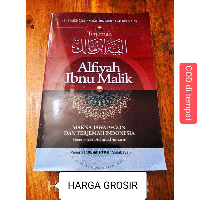 Jual Kitab Alfiyah Ibnu Malik Makna Jawa Pegon Dan Terjemah Indonesia ...