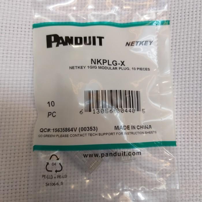 Jual Konektor | Panduit Modular Plug Rj 45 Konektor Netkey Nkplg-X ...