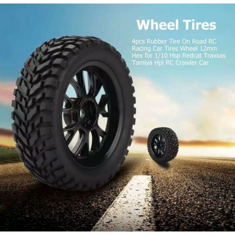 Jual VELG DAN BAN RIMS TIRE RALLY OFFROAD ONROAD HEX 12mm | Shopee ...