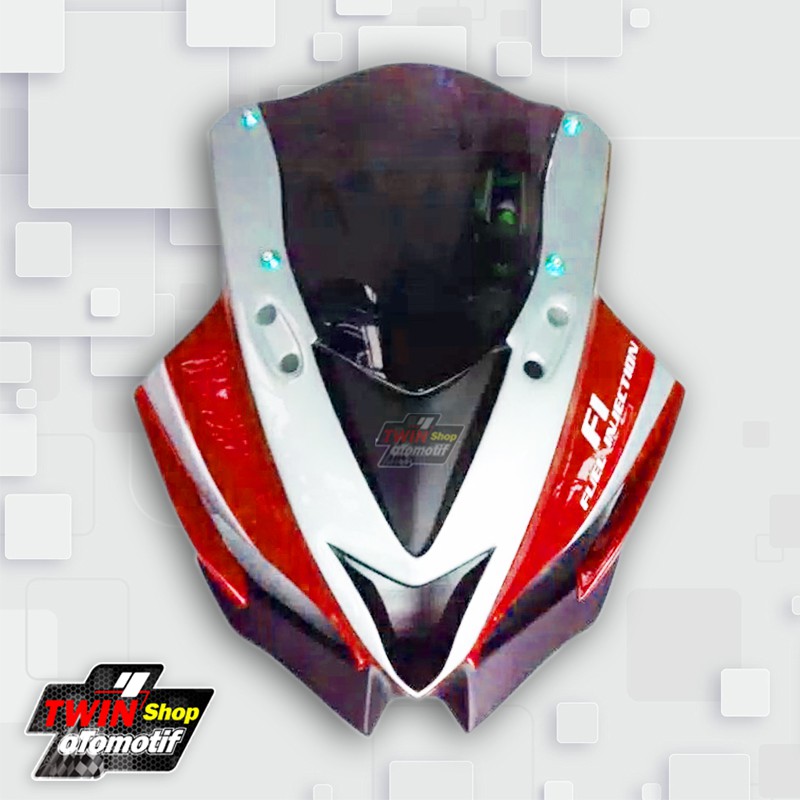 Jual TOPENG R15 V3 MODEL R6 NEW, VISOR R15V3 WINDSHIELD R15 V3 MERAH ...