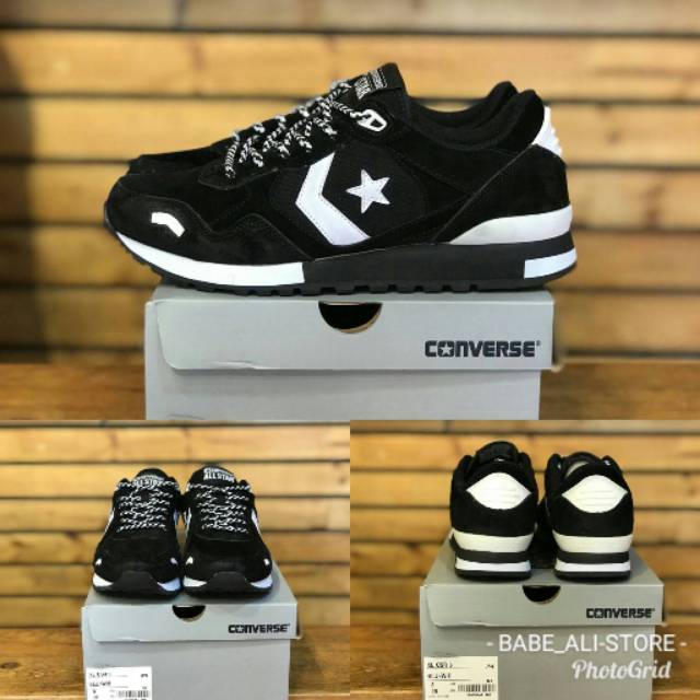 Jual 100 Premium Sepatu Converse All Star Auckland Racer Black Kualitas UA PREMIUM BNIB Import Shopee Indonesia