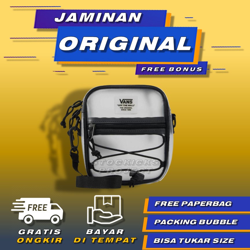 Jual Vans Bail Shoulder Bag Sling Bag Clear Tas Vans Sling Bag