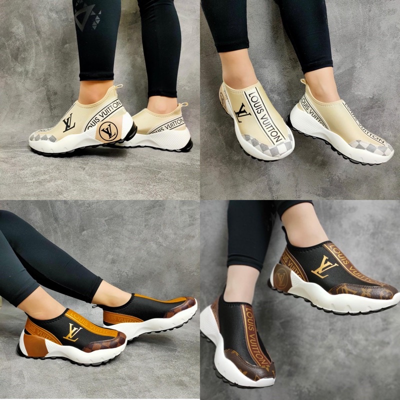 Jual sepatu sneakers wanita LV Lo Uis Louiss Vuitton branded import casual  santai best seller hot item batam murah limited edition di lapak Dirahstore