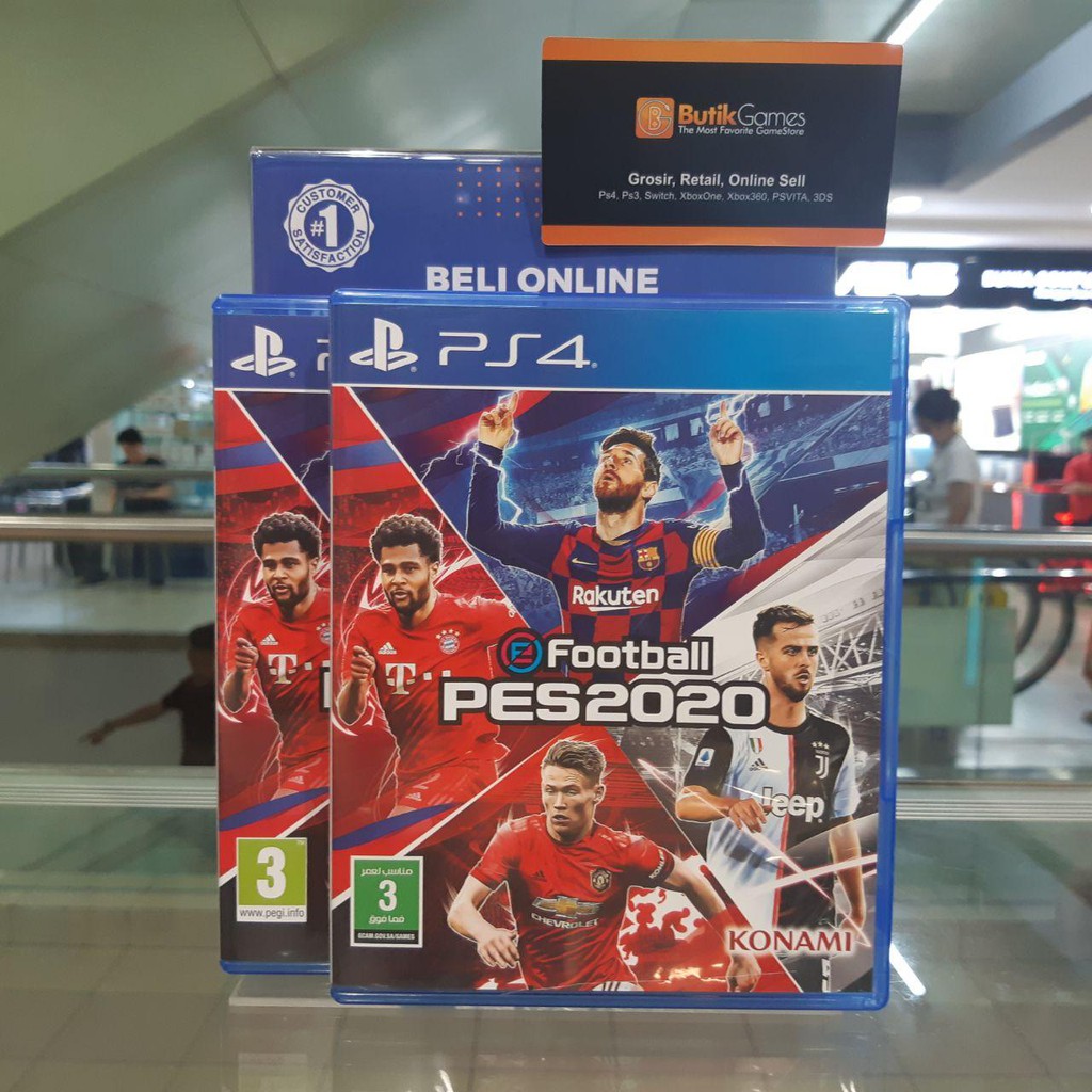 Jual pes 2020 ps4 on sale second