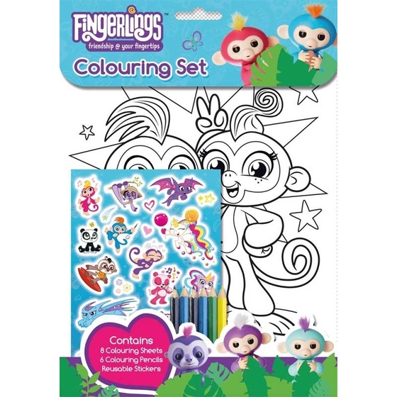 Jual Fingerlings: Colouring Set | Shopee Indonesia